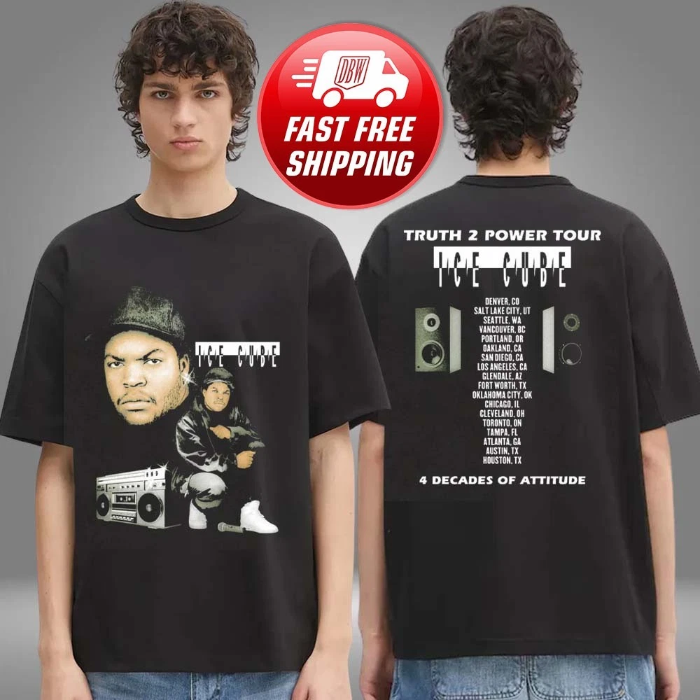 Ice Cube Truth To Power Boombox Tour Inspired Hip-Hop Merch Shirt