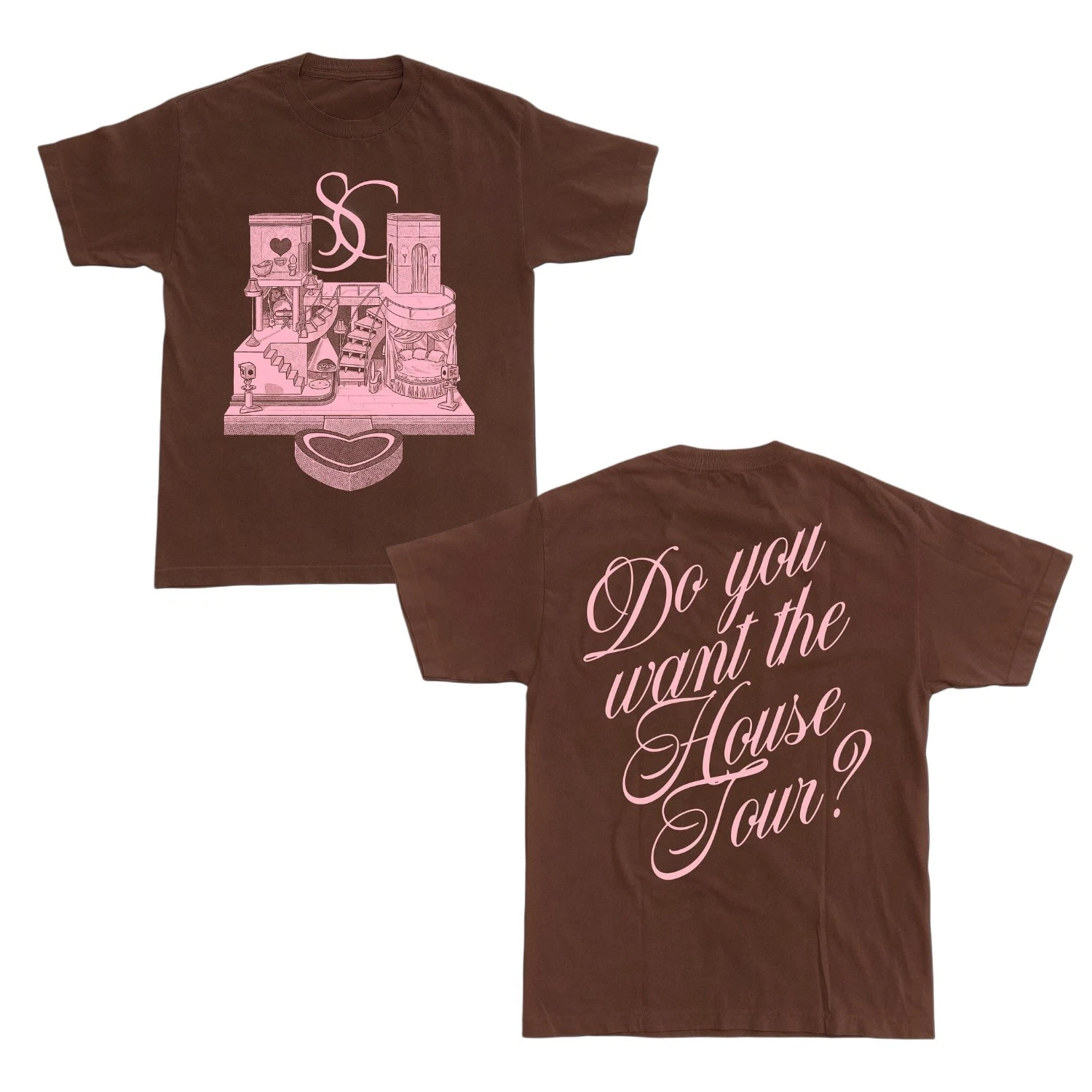 Sabrina Carpenter Short N' Sweet Tour 2025 House Tour Merch Shirt