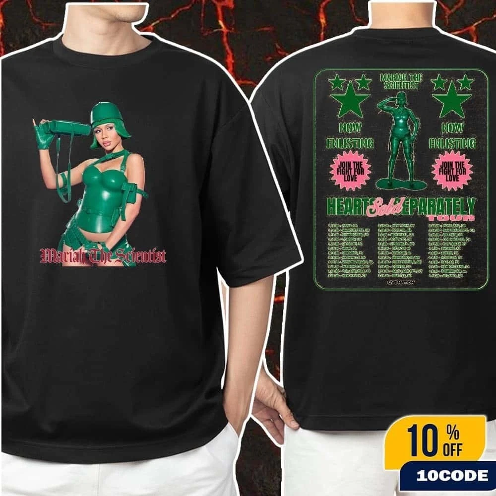 Mariah The Scientist Hearts Sold Separately Tour 2026 Shirt