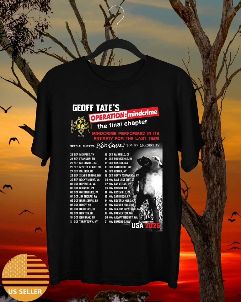 Geoff Tate'S Operation Mindcrime The Final Chapter Tour 2026 T Shirt