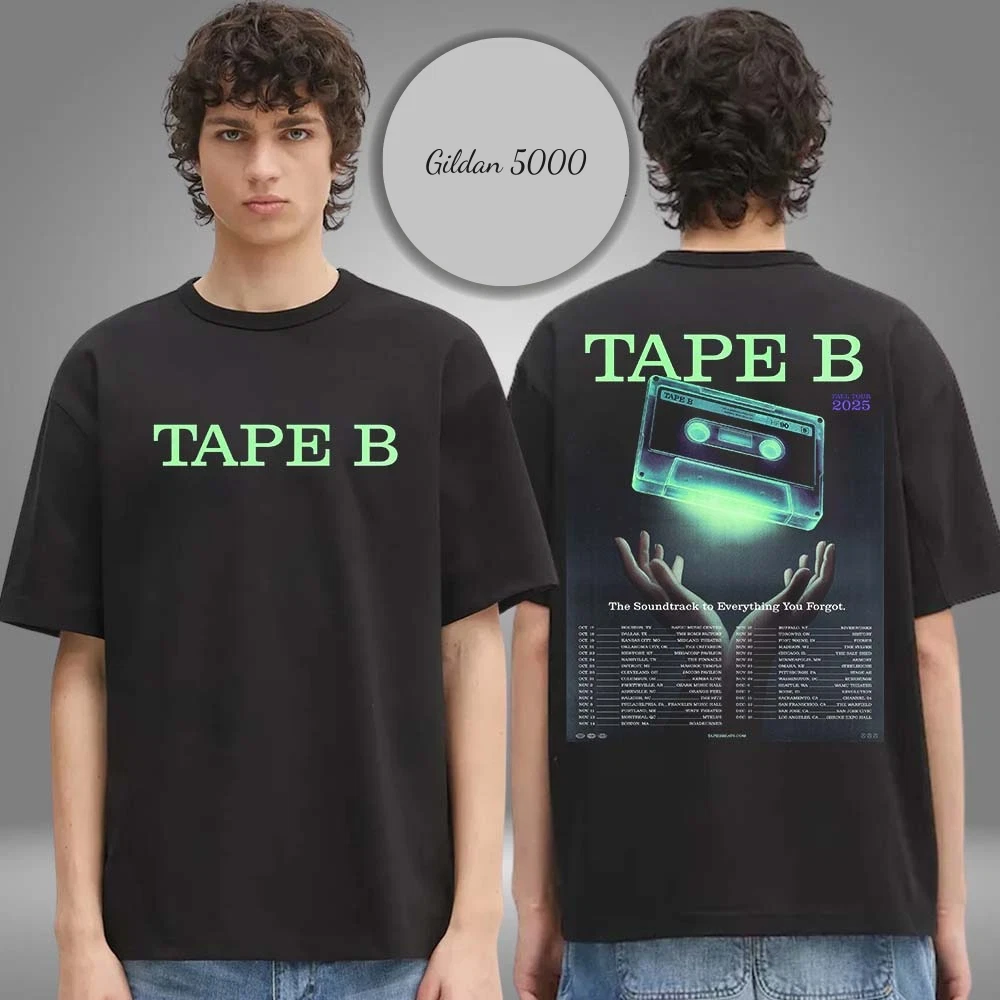 Tape B Merch Fall Tour 2025 Schedule Shirt