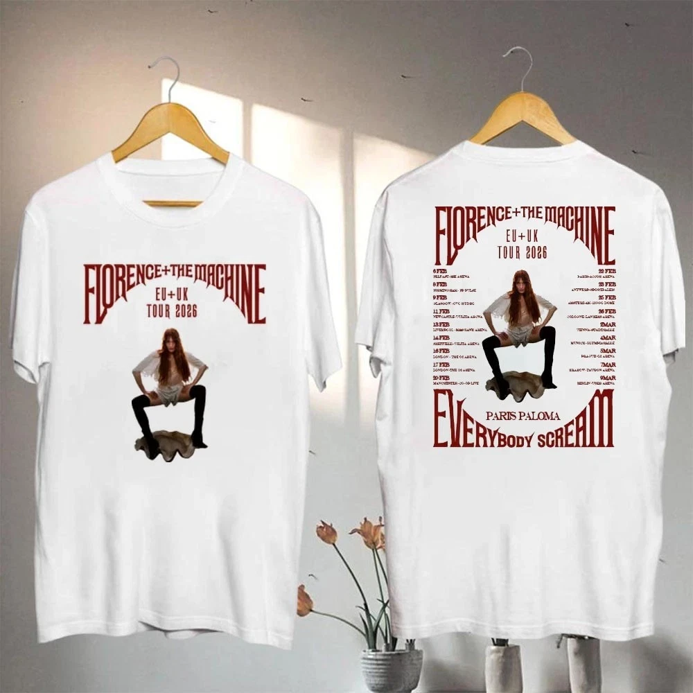 New Florence And The Machine Everybody Scream Unisex S-5Xl Shirt White