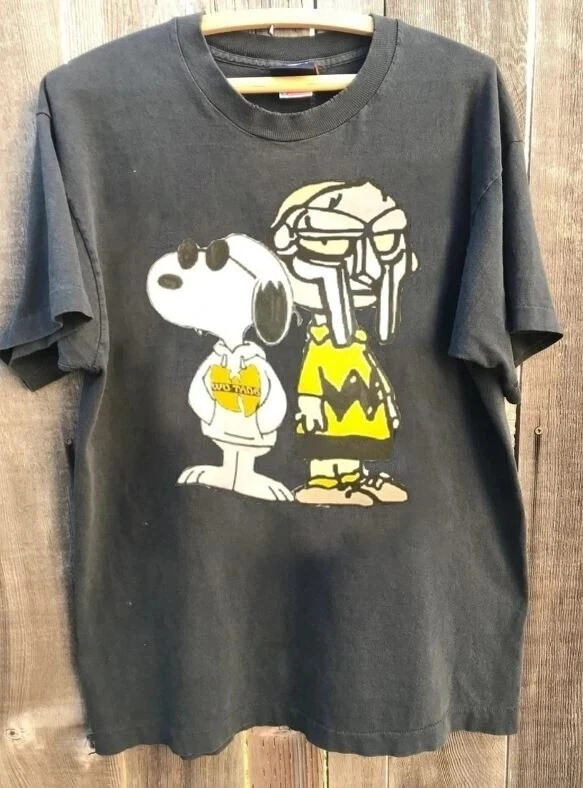Mf Doom Hip Hop Cartoon Short Sleeve Charcoal Color Tshirt Men Women