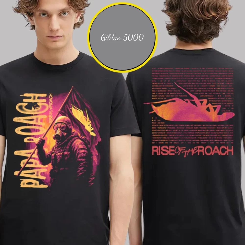 Papa Roach Rise Of The Roach Soldier Two Sided Unisex Shirt