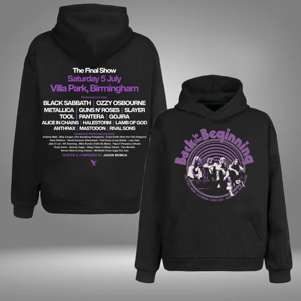 Black Sabbath Ozzy Osbourne Back To The Beginning The Final Show Hoodie
