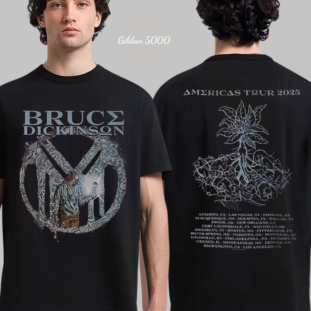 Bruce Dickinson American Tour The Mandrake Project With Tour Dates Shirt