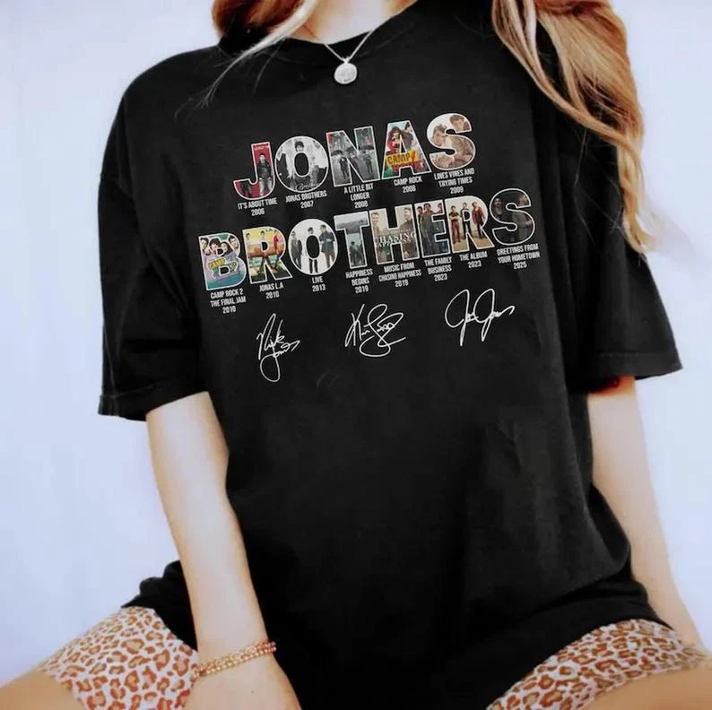 Jonas Bros 20Th Annivesary Tour Shirt