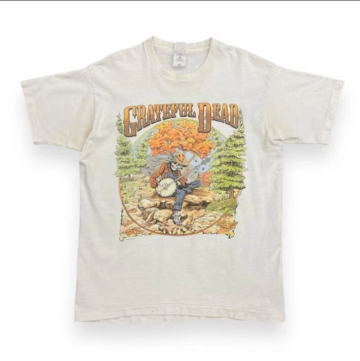 Vintage 1994 Grateful Dead Fall Tour Shirt - White Color Reprint Gift For Fans