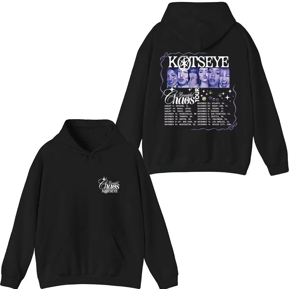 Katseye Merch Beautiful Chaos Tour 2025 Unisex Hot Hoodie