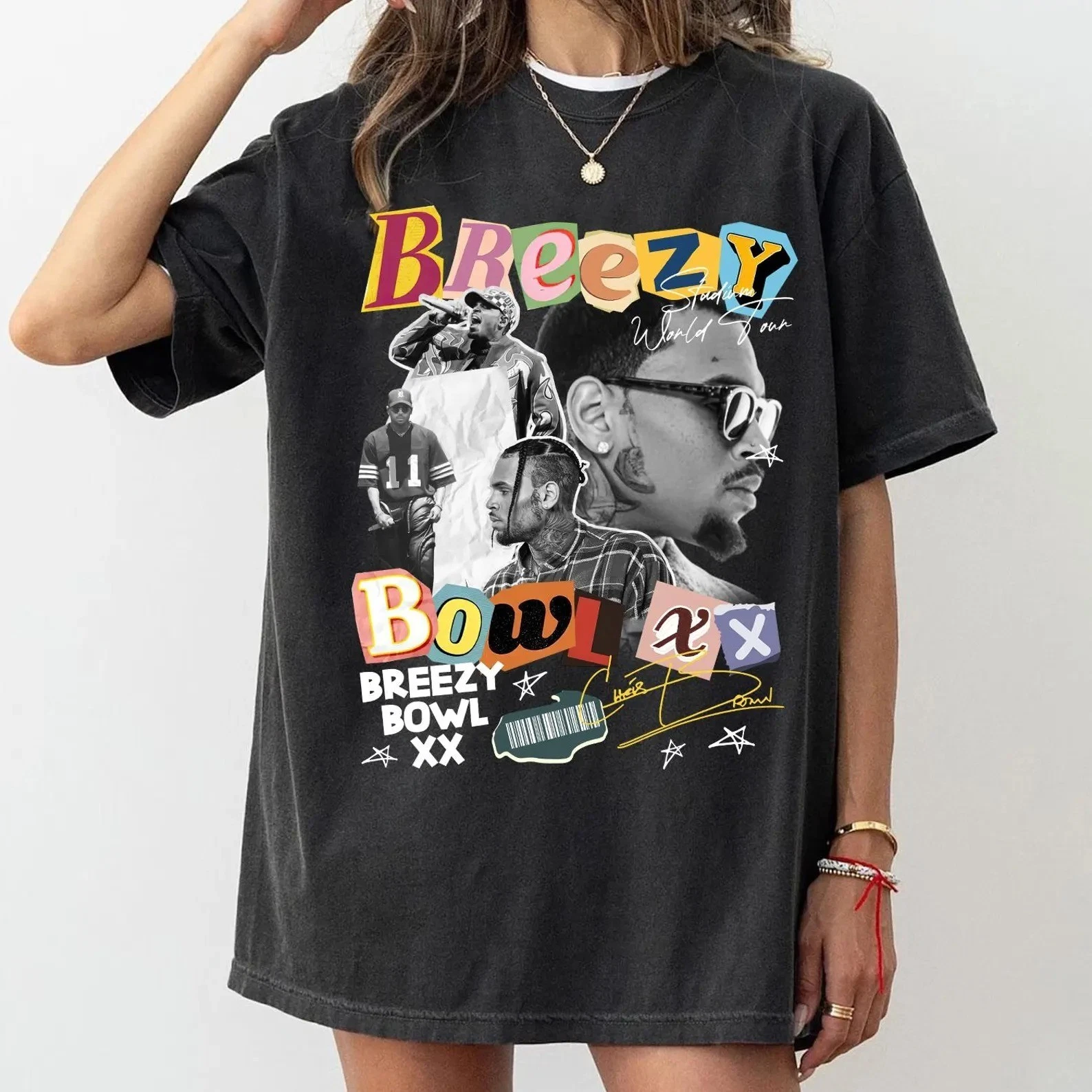 Chris Brown Breezy Bowl Xx Tour Shirt