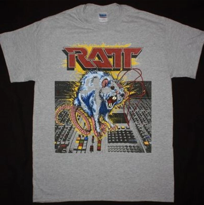 Ratt Ratt N Roll Tour New Sport Grey Shirt
