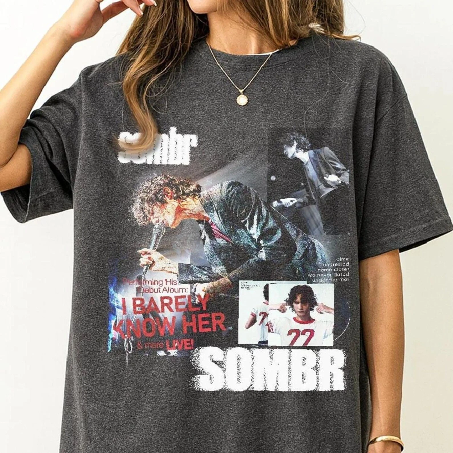 Sombr World Tour Music Fan Bootleg Shirt Shirt