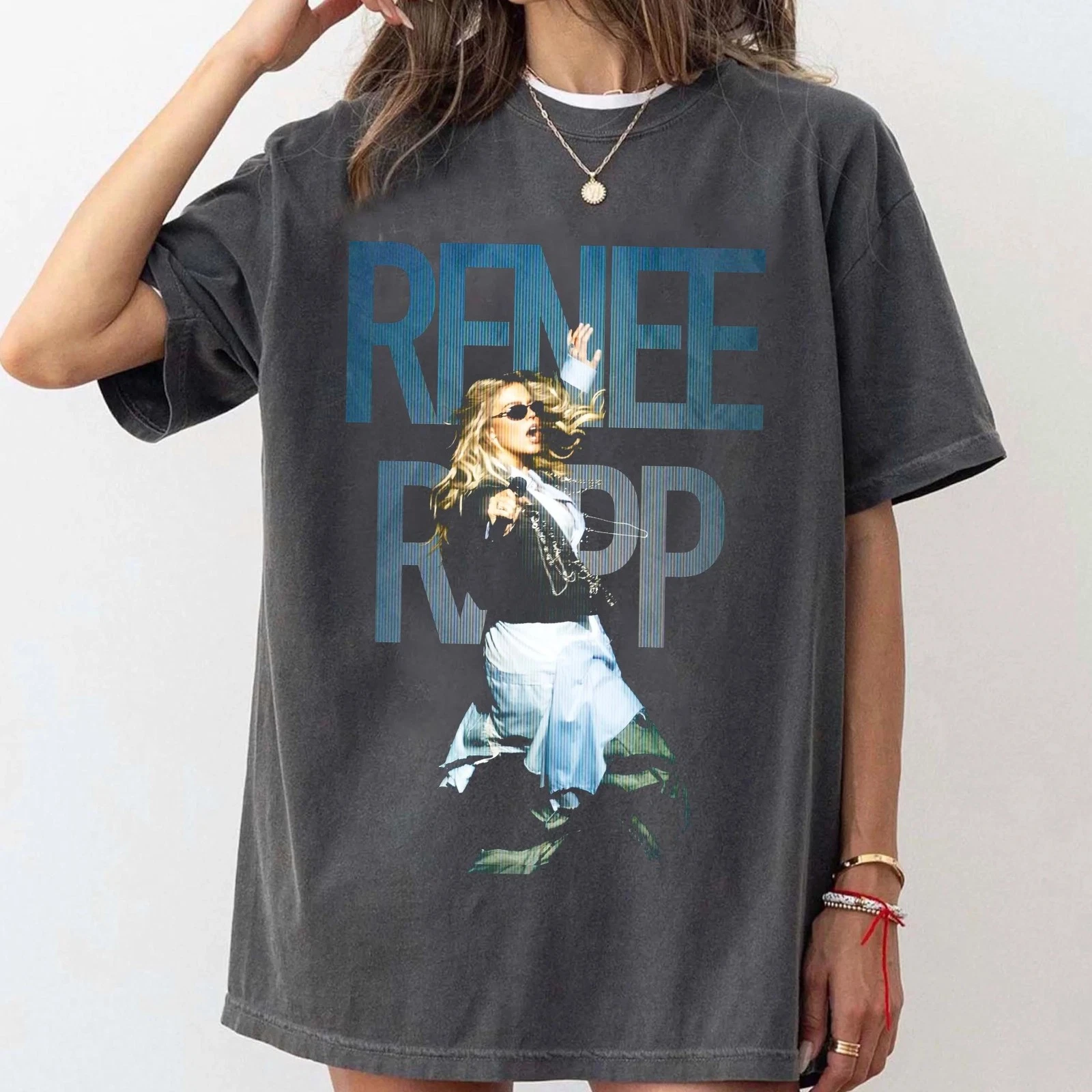 Renee Rapp Middle Finger Bite Me Tour Vintage Shirt