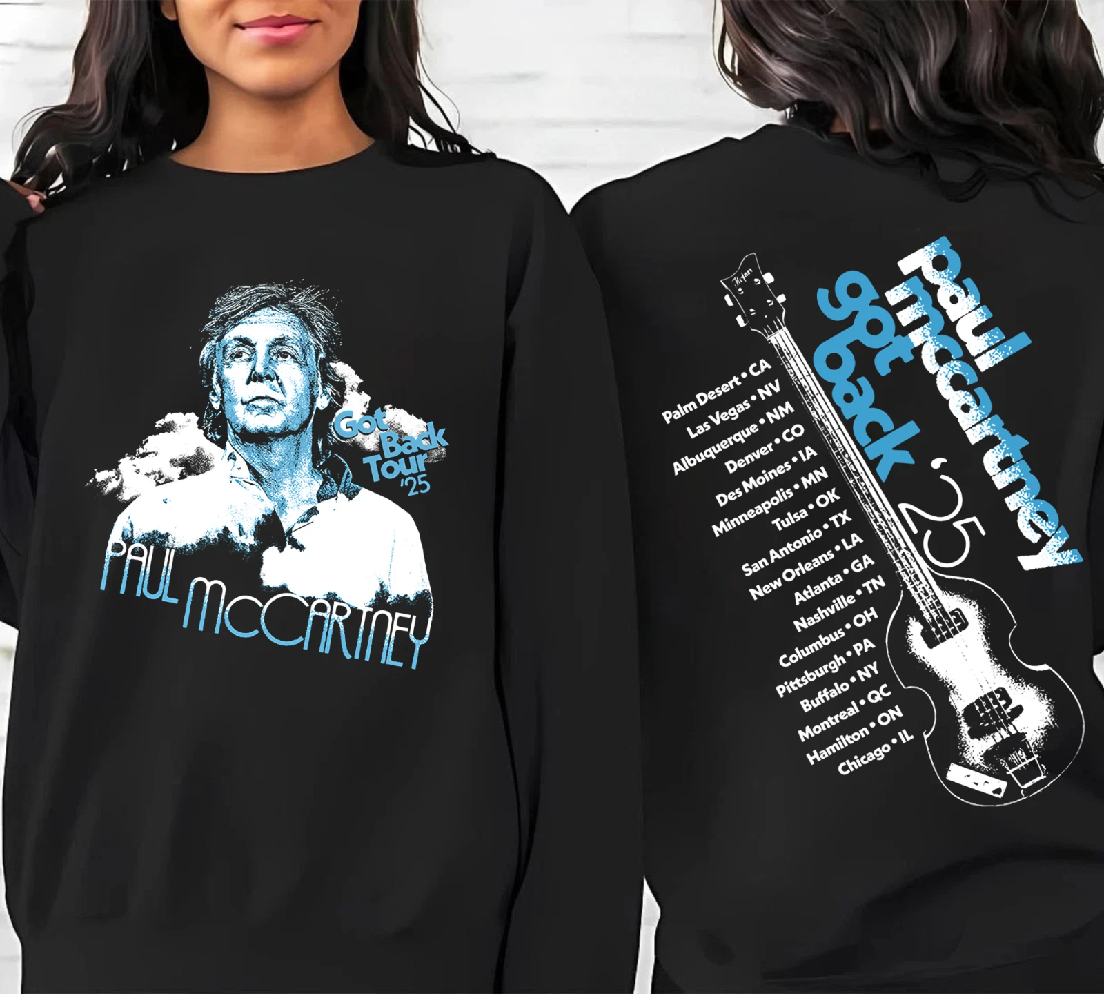 Paul Mccartney Got Back 2025 Tour Sweatshirt