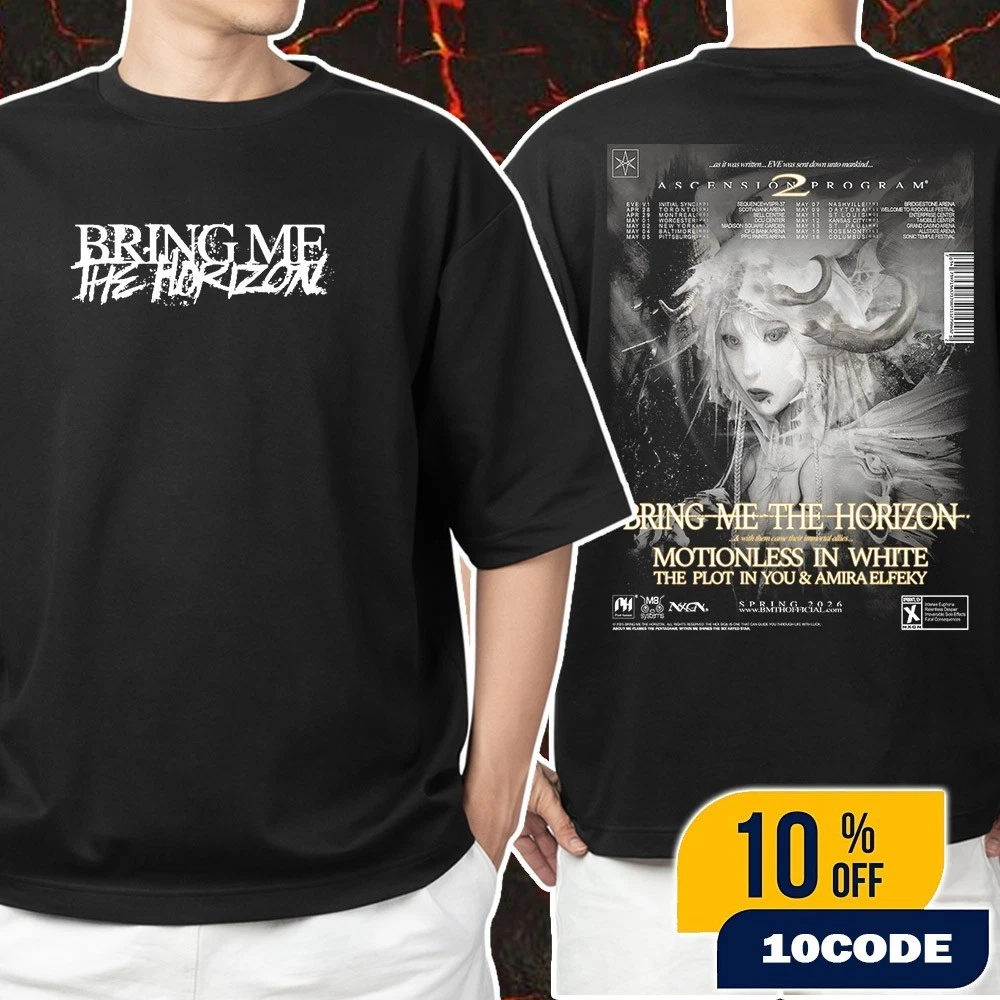 Bring Me The Horizon Na Ascension Program 2 Spring 2026 Tour Shirt