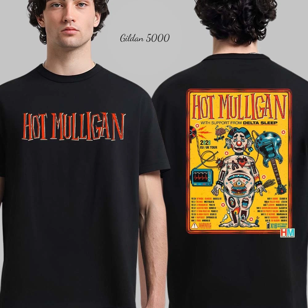 Mulligan Europe And Uk Tour 2026 City Dates Two Sided Shirt