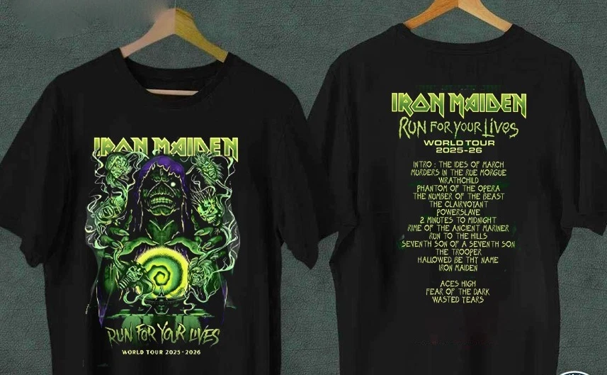 Iron Maiden World Tour 2025-2026 Shirt