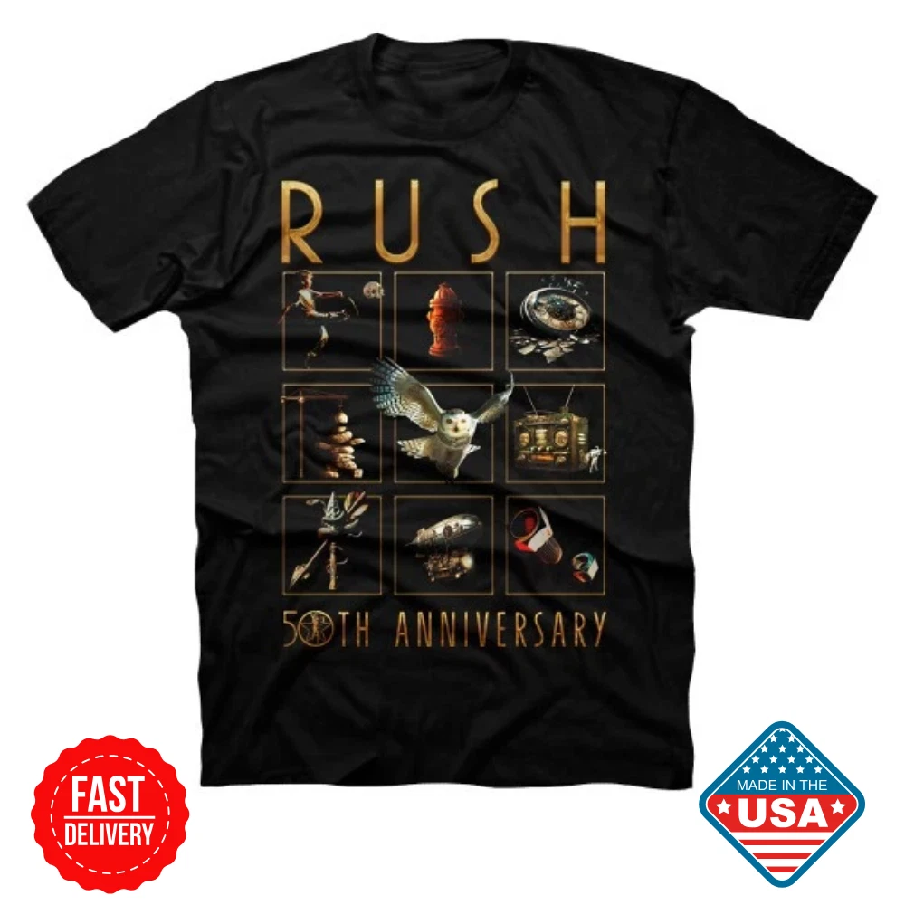Rush Band R50 Vignettes Inspired Shirt Reunion 2026 Tour