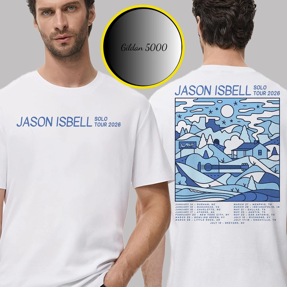 Jason Isbell Solo Tour 2026 Schedule Two Sided Unisex Shirt