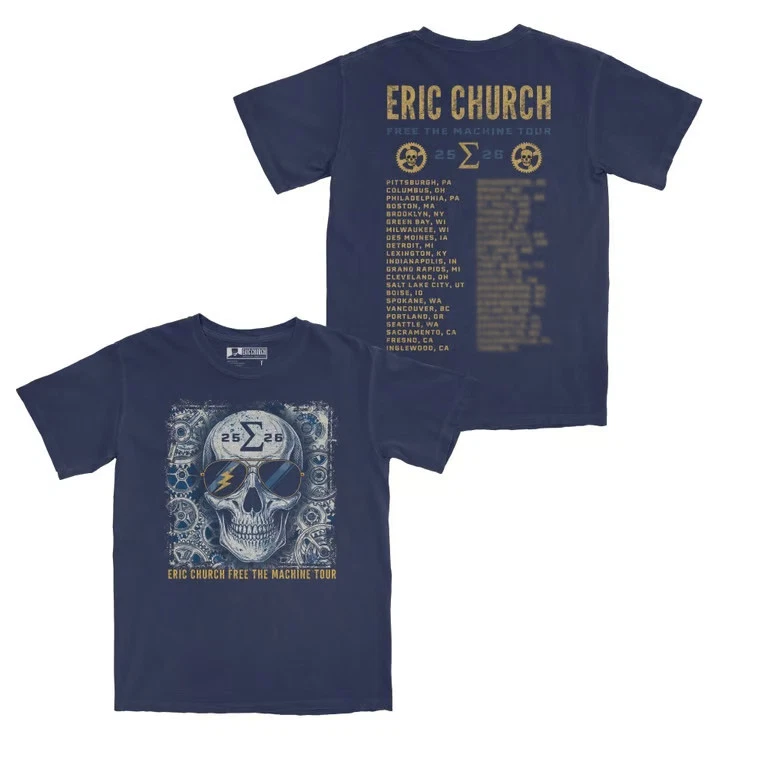 UmphreyS Mcgee Free The Machine Tour 2026 Skull Shirt