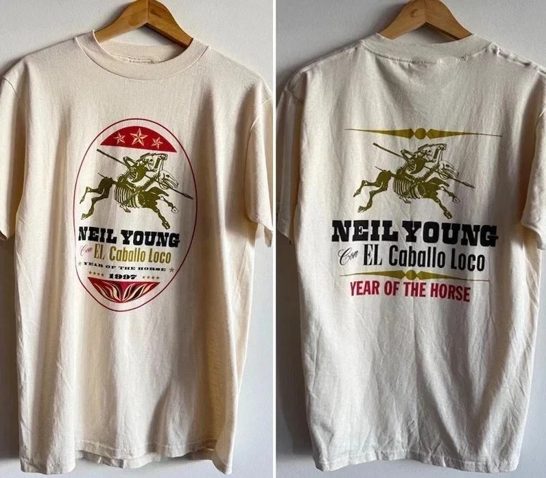 Neil Young Love Earth Tour Merch Tour Shirt Reprint