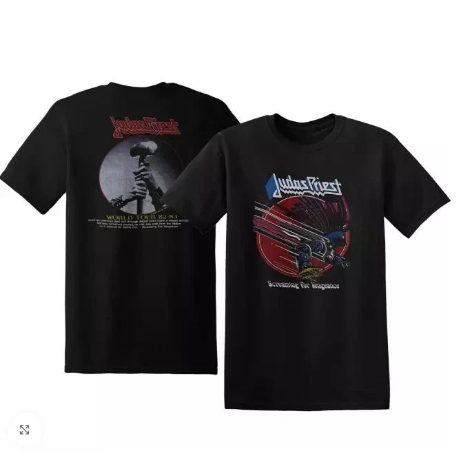 1982 Judas Priest Screaming For Vengeance World Tour Shirt