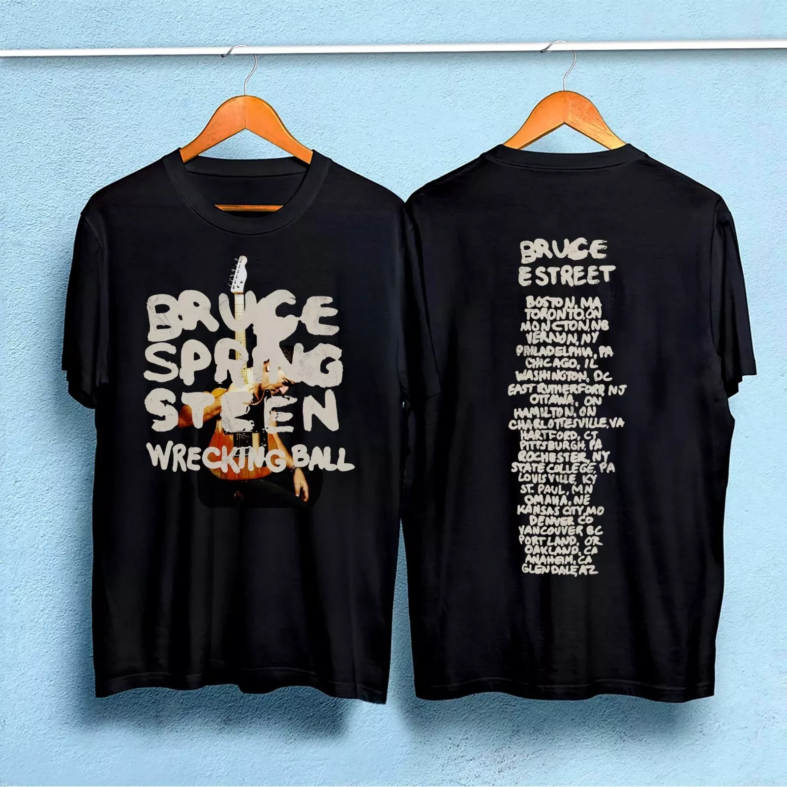 Vintage Bruce Springsshirtn Wrecking Ball Tour T Shirt