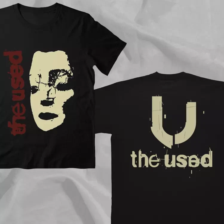 The Used Band 2000 Retro Black Double Sided Shirt