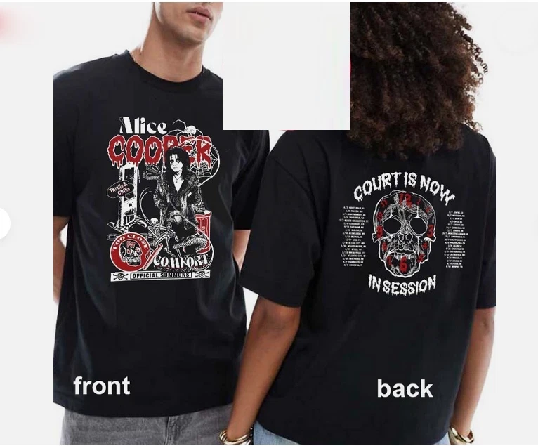 Alice Cooper Tour Court Is Now In Session Too Close Shirt