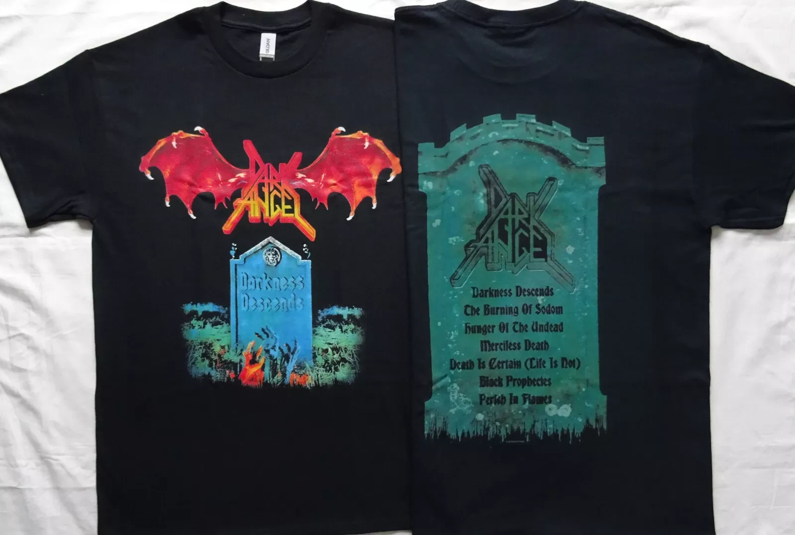 Dark Angel Darkness Descends Thrash Metal Legends Official Shirt