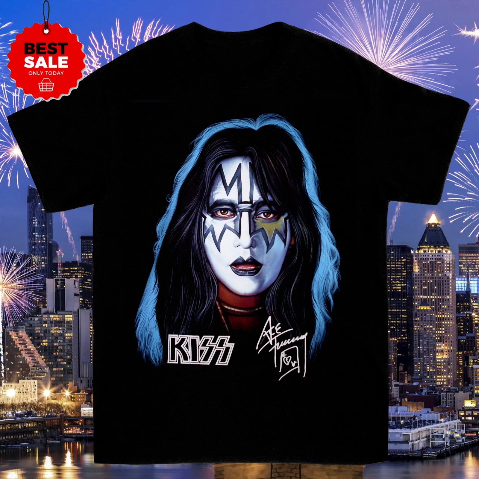 Ace Frehley 1978 Solo Album Retro Shirt