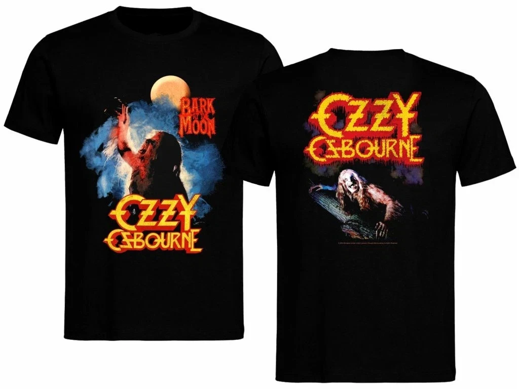 Ozzy Osbourne Band Bark At The Moon Cotton Black T Shirt