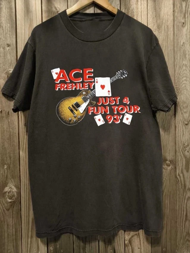 Vintage Paul Ace Frehley 1993 Tour T Shirt Rock Band S-5Xl