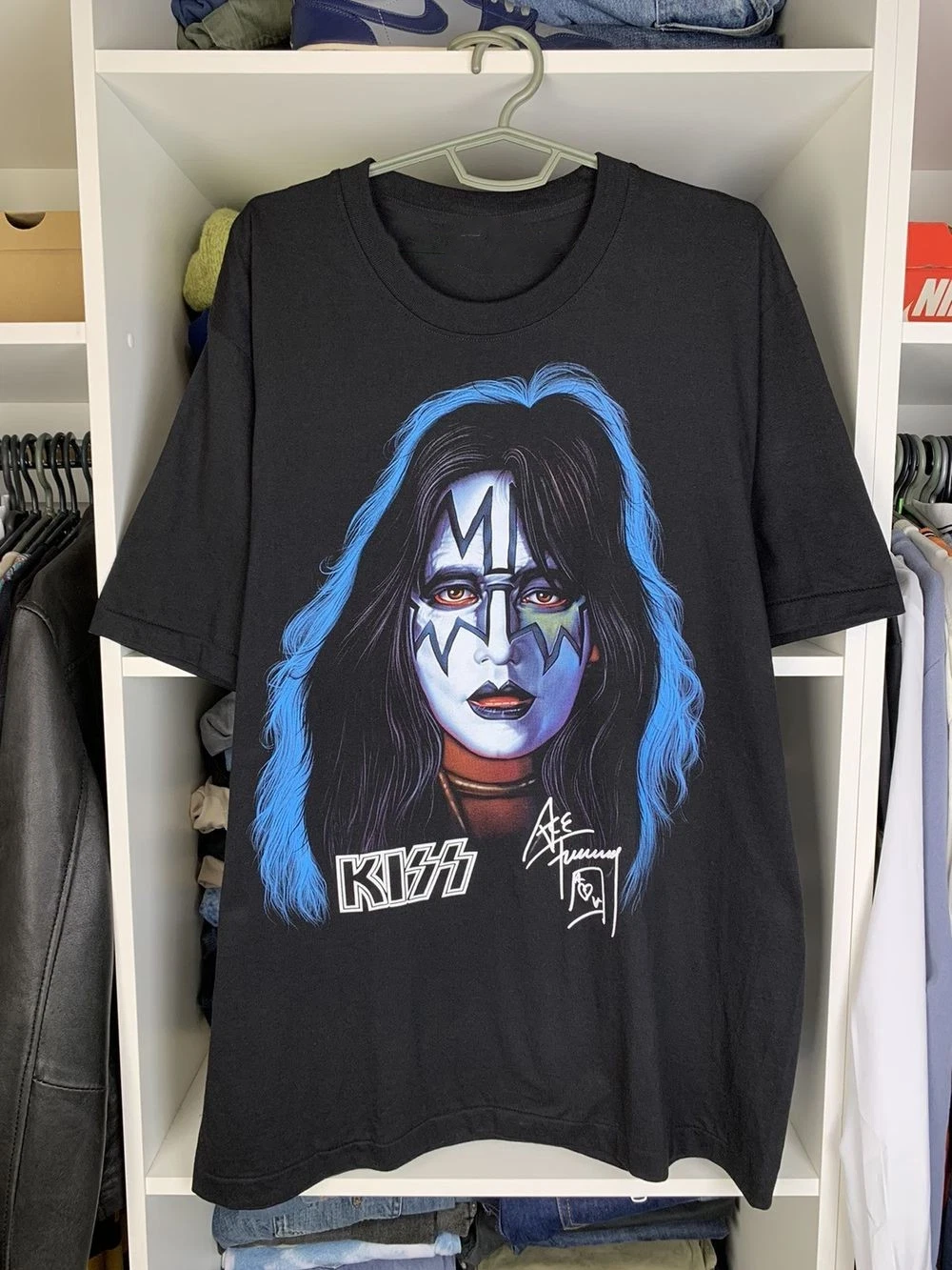 Kiss Ace Frehley Cotton Classic Black Shirt
