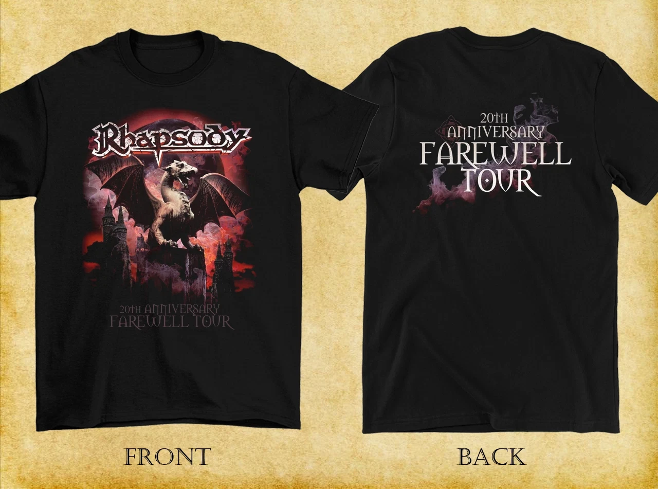 20Th Anniversary Rhapsody Of Fire Shirt Black