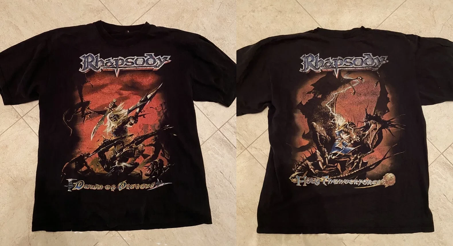 Dawn Of Victory Rhapsody Of Fire Shirt Black