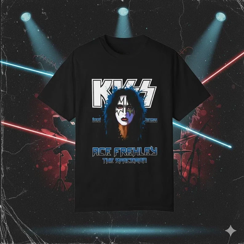 Vintage Ace Frehley Rip Shirt Retro Rock Legend Tribute Shirt