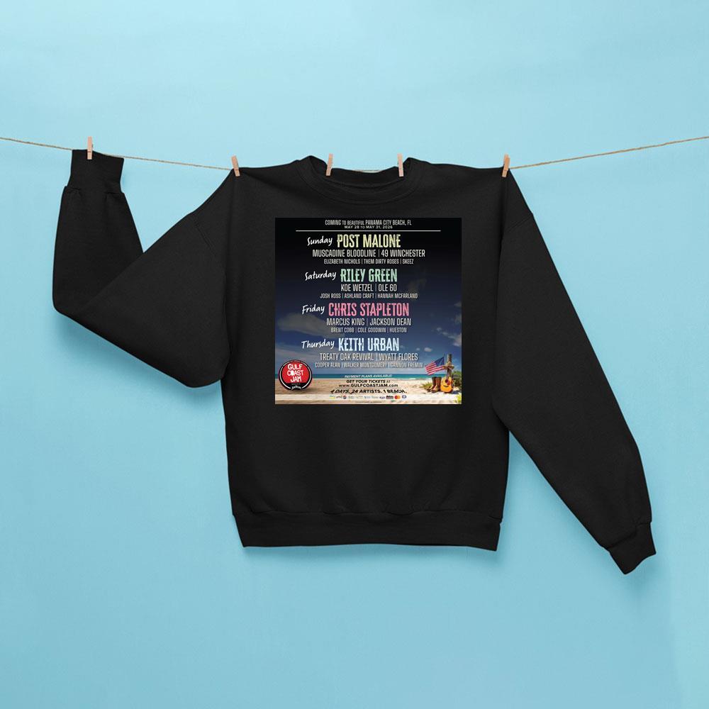 Gulf Coast Jam 2026 Dates Apparel Sweatshirt
