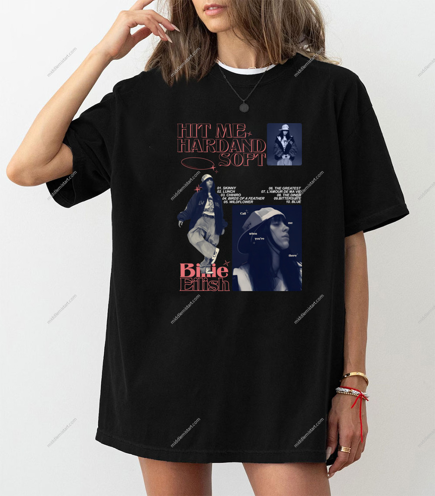 Eilish Graphic Shirt Music Lover Apparel