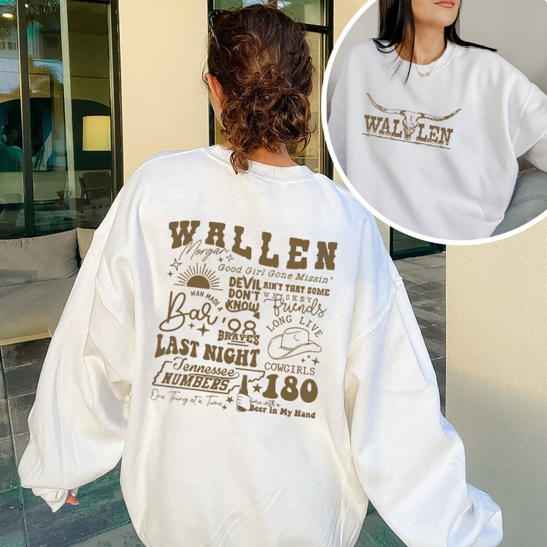 Morgan Wallen Sweatshirt For Women White