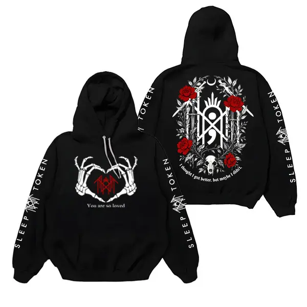 Sleep Token Flowers Red You Are So Loved Sweatshirt