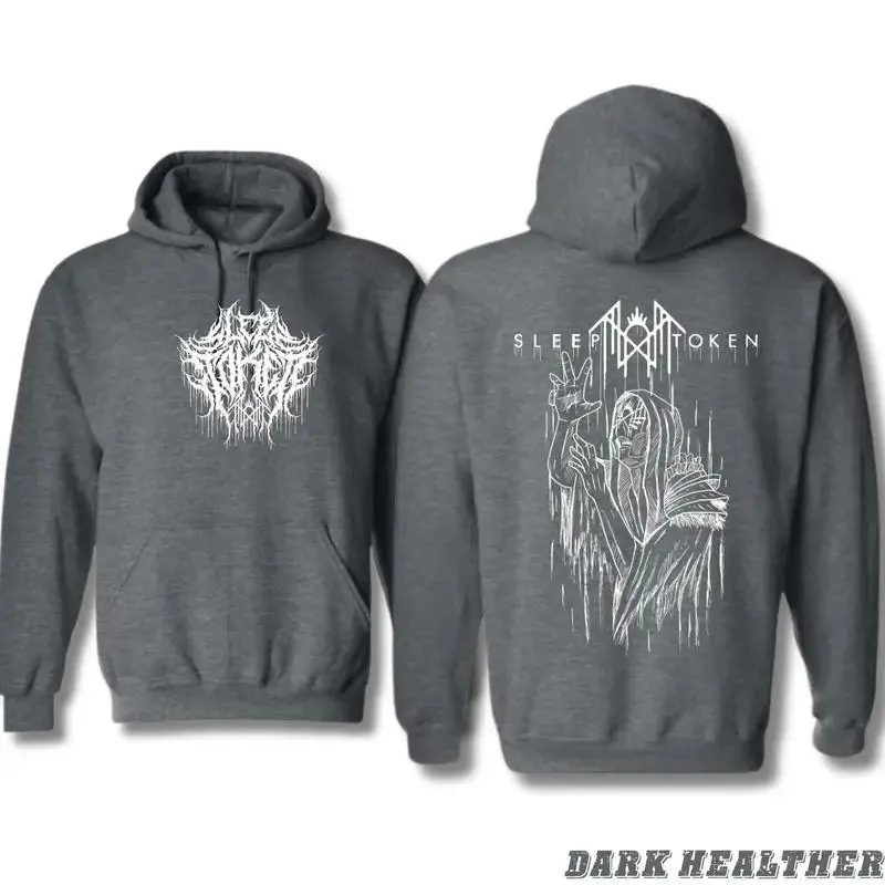 Gothic Sleep Token Graphic Hoodie Unisex Pullover For Deep Music Expression