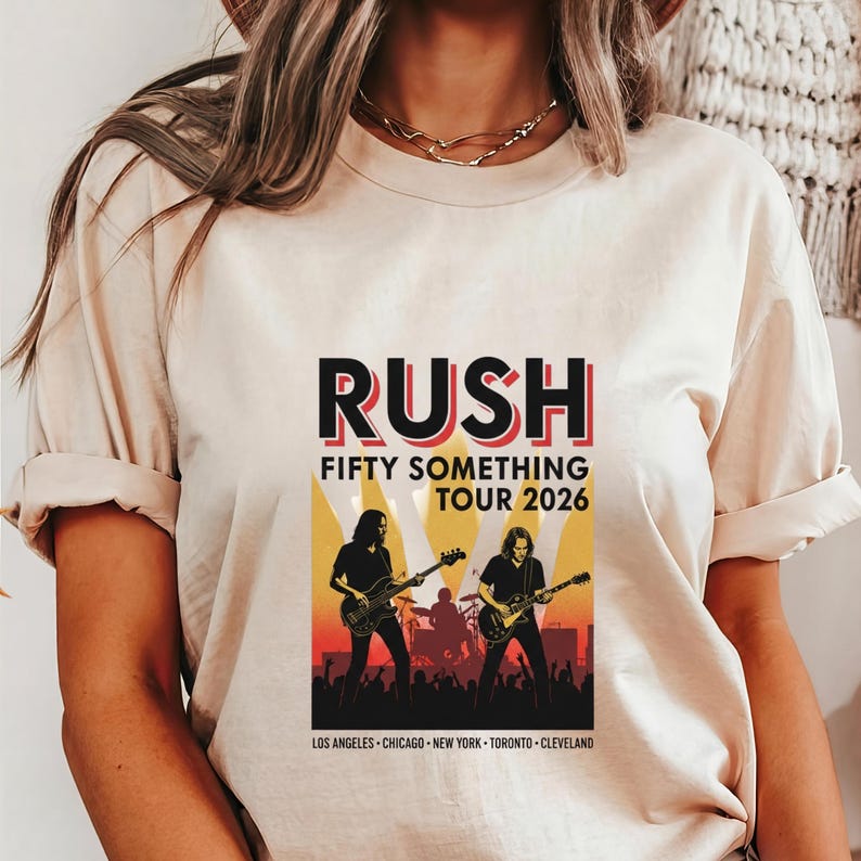 Comfort Colors Rush Tour 2026 Shirt - Fifty Something Reunion Shirt