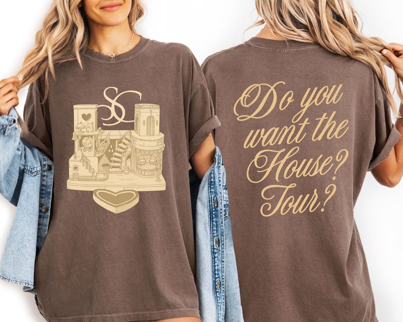House Tour Fandom Merch Shirt, Double Sided Sabrina'S House Tour Gift