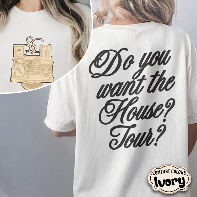 Sabrina'S House Tour Shirt, Aesthetic Oversized Fan Shirt