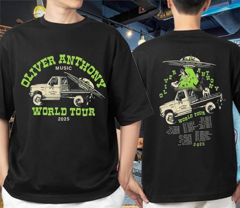Oliver Anthony World Tour 2025 Dates Ufo Shirts