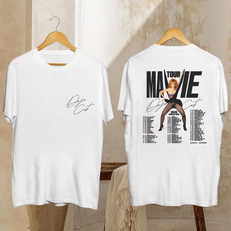 Doja Cat Graphic Shirt, Doja Cat Ma Vie World Tour 2026 Shirt