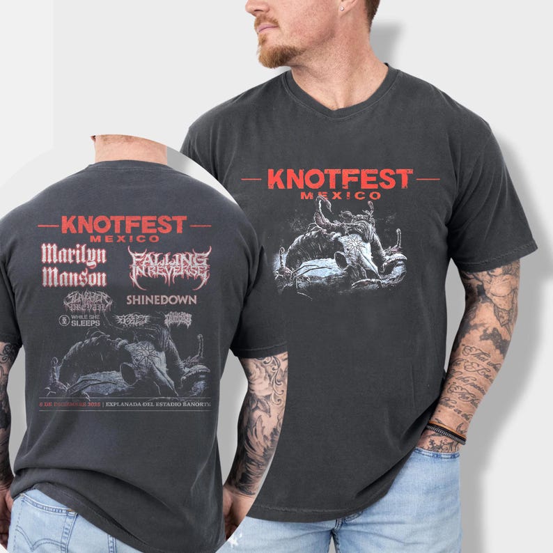 Knotfest Mexico 2025 Shirt Metal Rock Festival