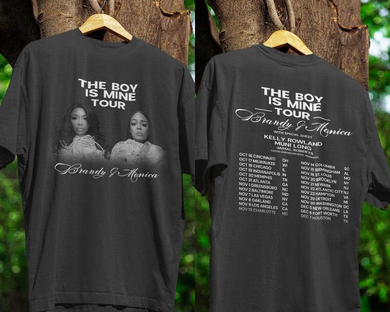 The Boy Is Mine Brandy Monica Concert Merch Tour 2025 Shirt