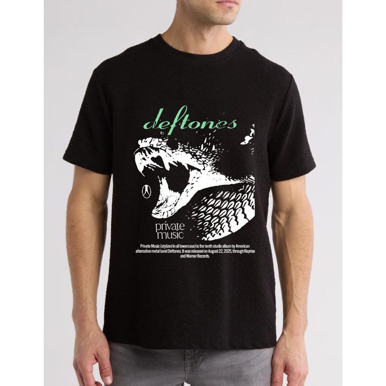 Deftones Inspired Tracklist Graphic Shirt